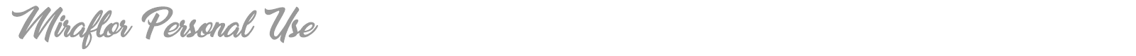 Miraflor font preview